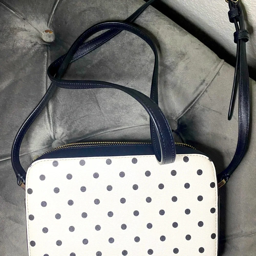 NWT Kate Spade X Disney Minnie Mouse Polka Dot Crossbody Camera Bag